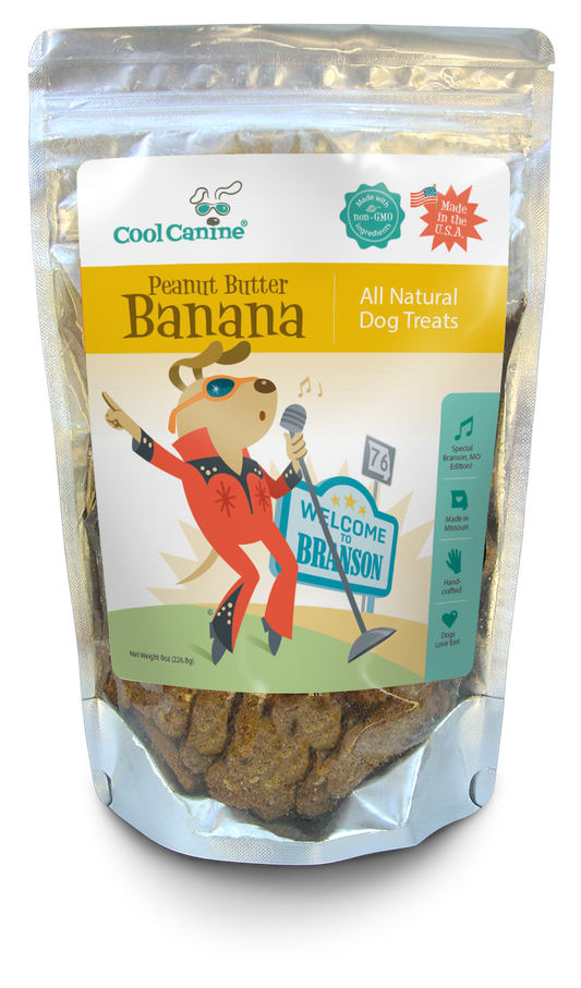 CC Peanut Butter Banana Dog Treats-8oz