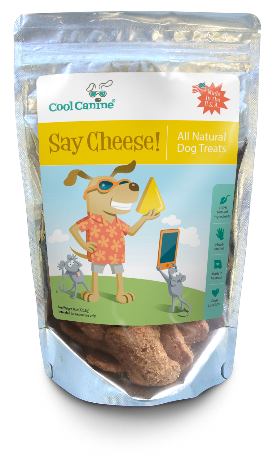 CC Say Cheese Dog Treats-8oz